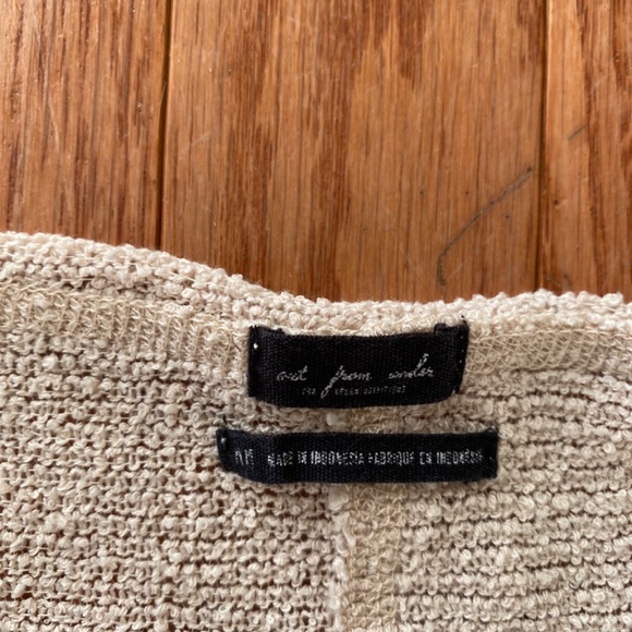 Beige tan cream caramel Free People long sleeve sweater - Picture 4 of 7